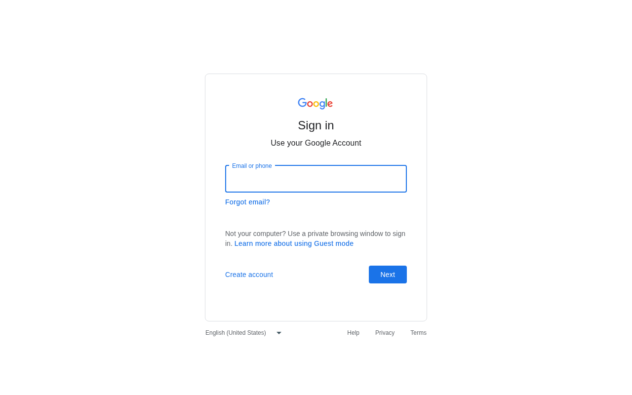 Google 账号登录页（进入 Gemini）